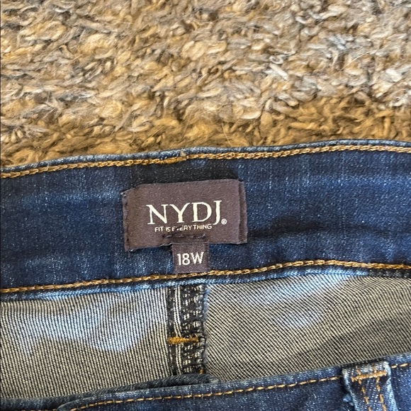 NYDJ Dark Blue Straight Leg Jeans - Picture 2 of 4
